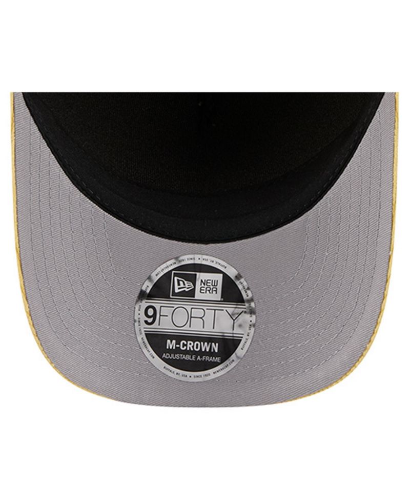 Men's Gold Green Bay Packers Cord Corduroy 9FORTY A-Frame Adjustable Hat