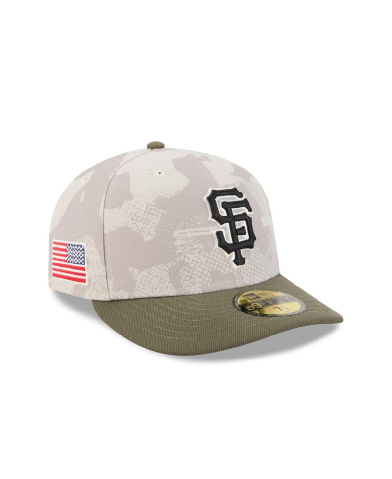 Men's Light Beige/Olive San Francisco Giants 2025 Armed Forces Day 59FIFTY Fitted Hat