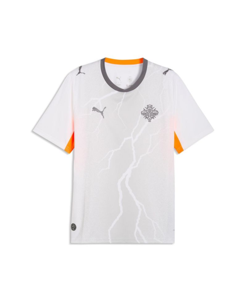 Men's White Iceland National Team 2026 Away Replica Jersey