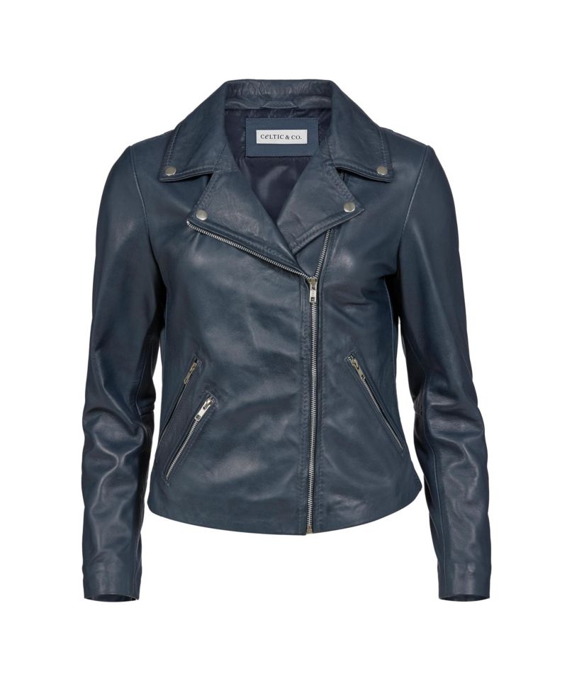Womens Leather Biker Jacket