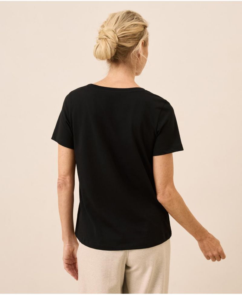 Organic Cotton Softspun Scoop Neck Tee