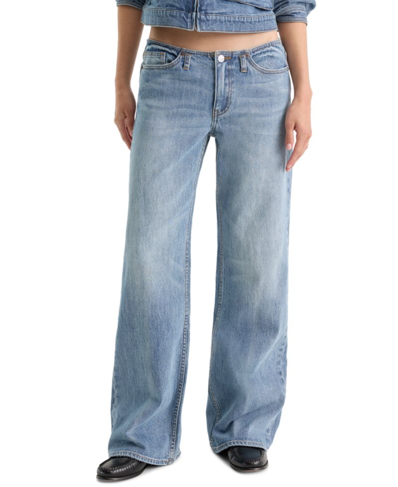 Women's Ghost Waist Low Loose Jeans