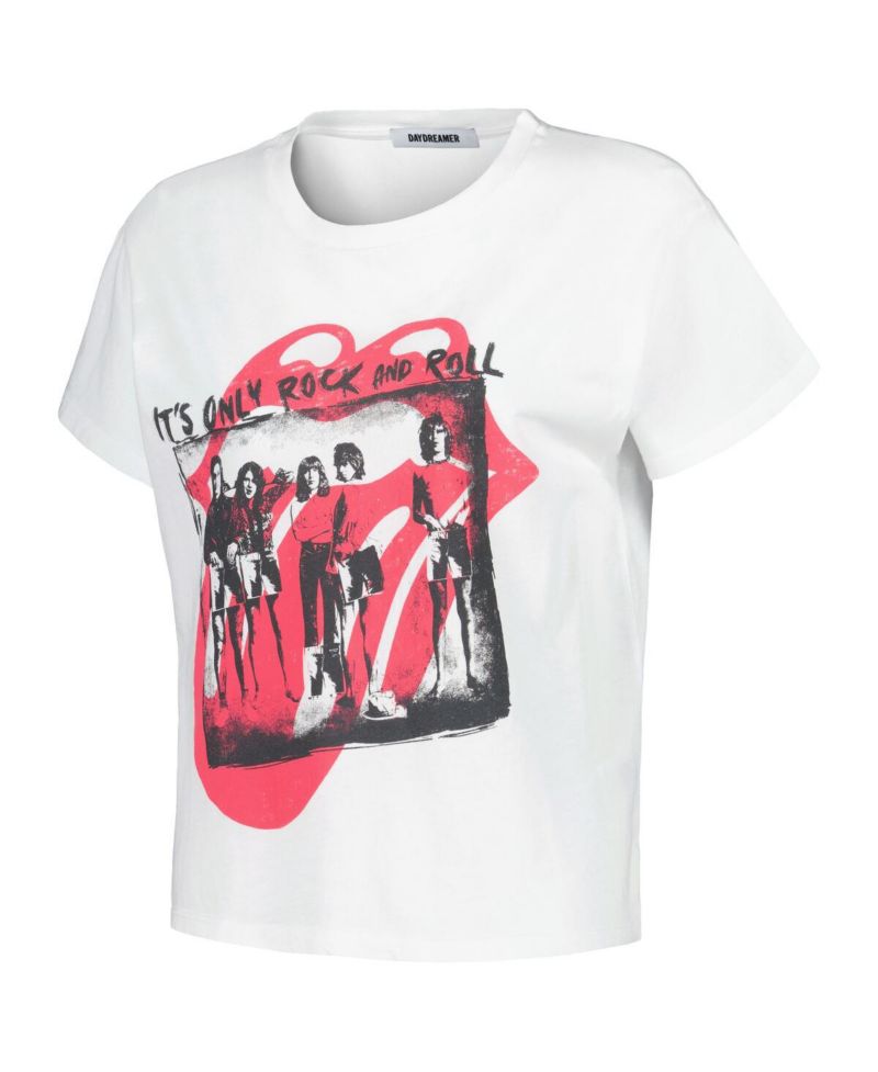 Women's White Rolling Stones Solo Graphic T-Shirt