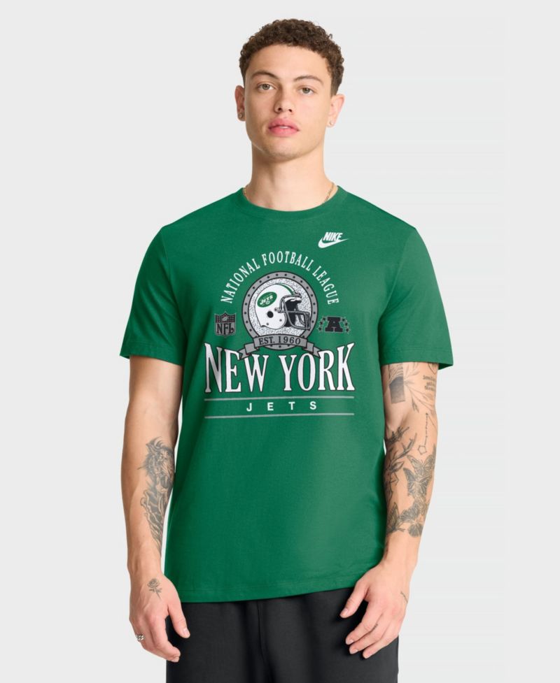 Men's New York Jets Rewind Crewneck Short-Sleeve T-Shirt