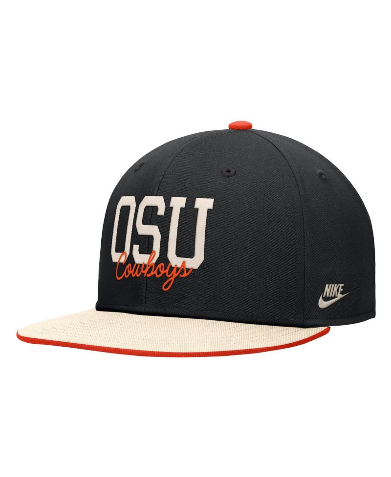 Men's Black Oklahoma State Cowboys Script Pro Dri-FIT Snapback Hat