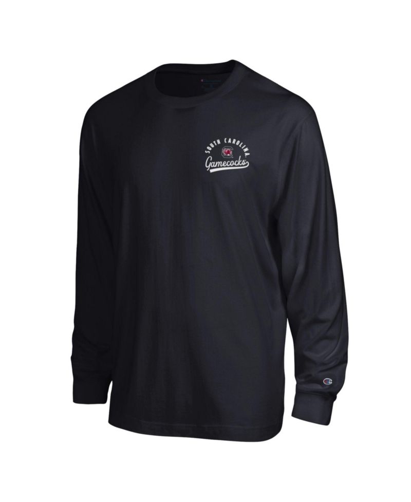 Men's South Carolina Gamecocks Laminated All-Star Long-Sleeve Screen-Print Crewneck T-Shirt
