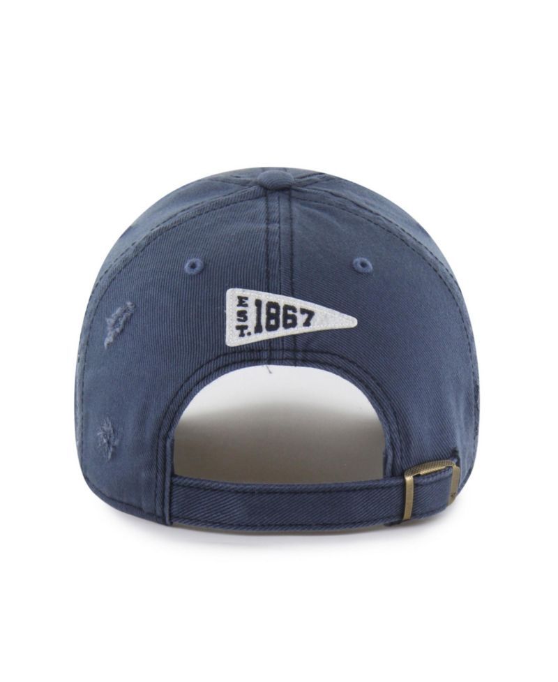 Men's and Women's Navy Illinois Fighting Illini Well-Worn Seymore Clean Up Adjustable Hat