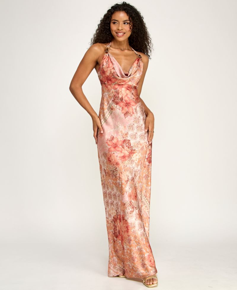 Women's Sleeveless V-Neck Long Dress