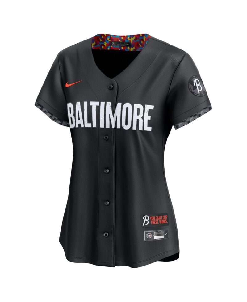 Women's Black Baltimore Orioles City Connect Limited Jersey