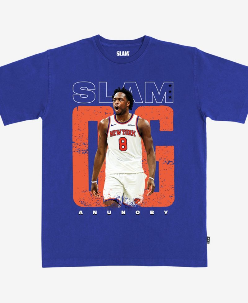 Men's and Women's OG Anunoby Blue New York Knicks T-Shirt