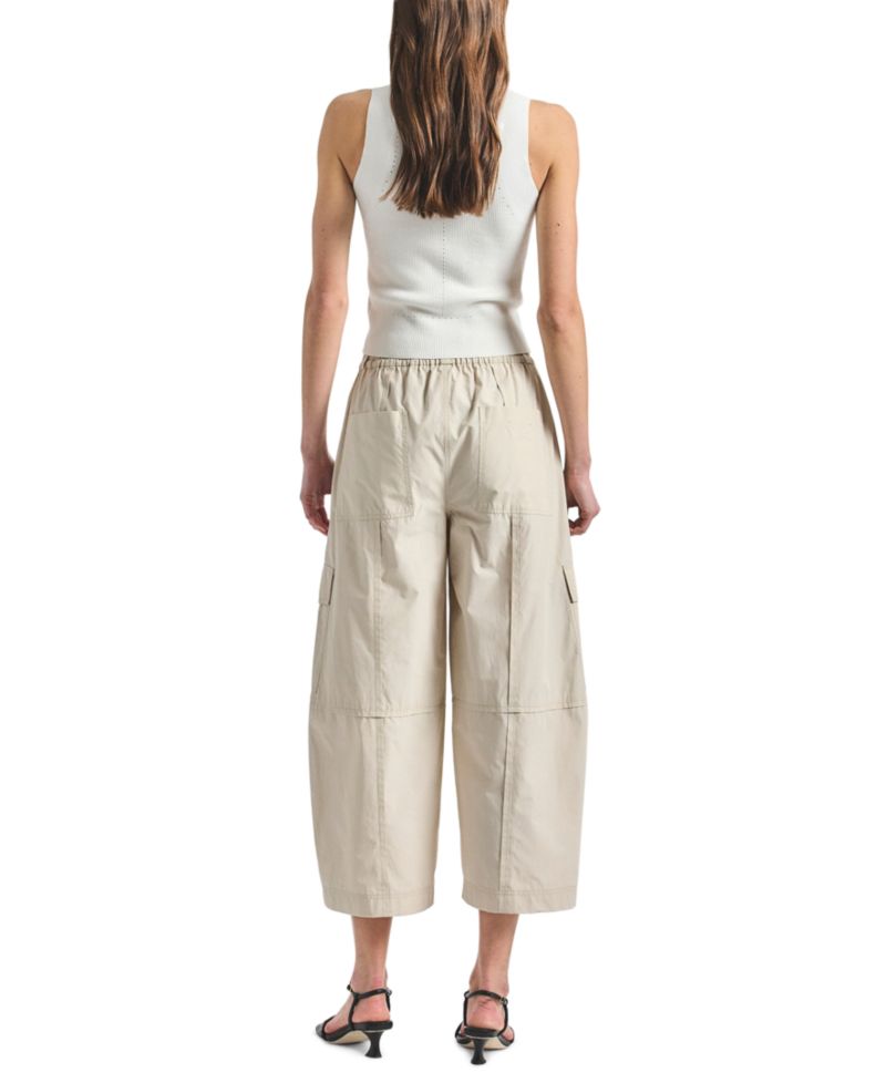 Women's Ruth Cropped High-Rise Wide-Leg Cargo Pants