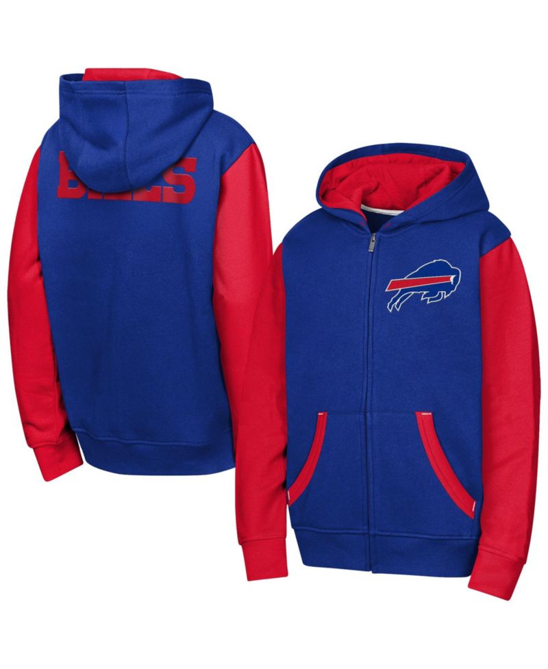Boys' and Girls' Stadium Full-Zip Colorblock Hoodie