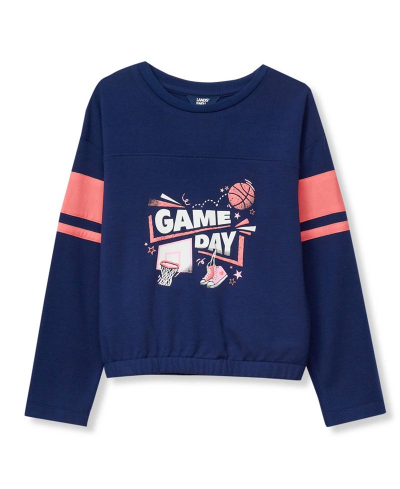 Girls' 4-16 Varsity Graphic Long-Sleeve T-Shirt