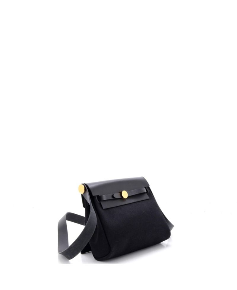 20 Herbag Zip Toile and Leather