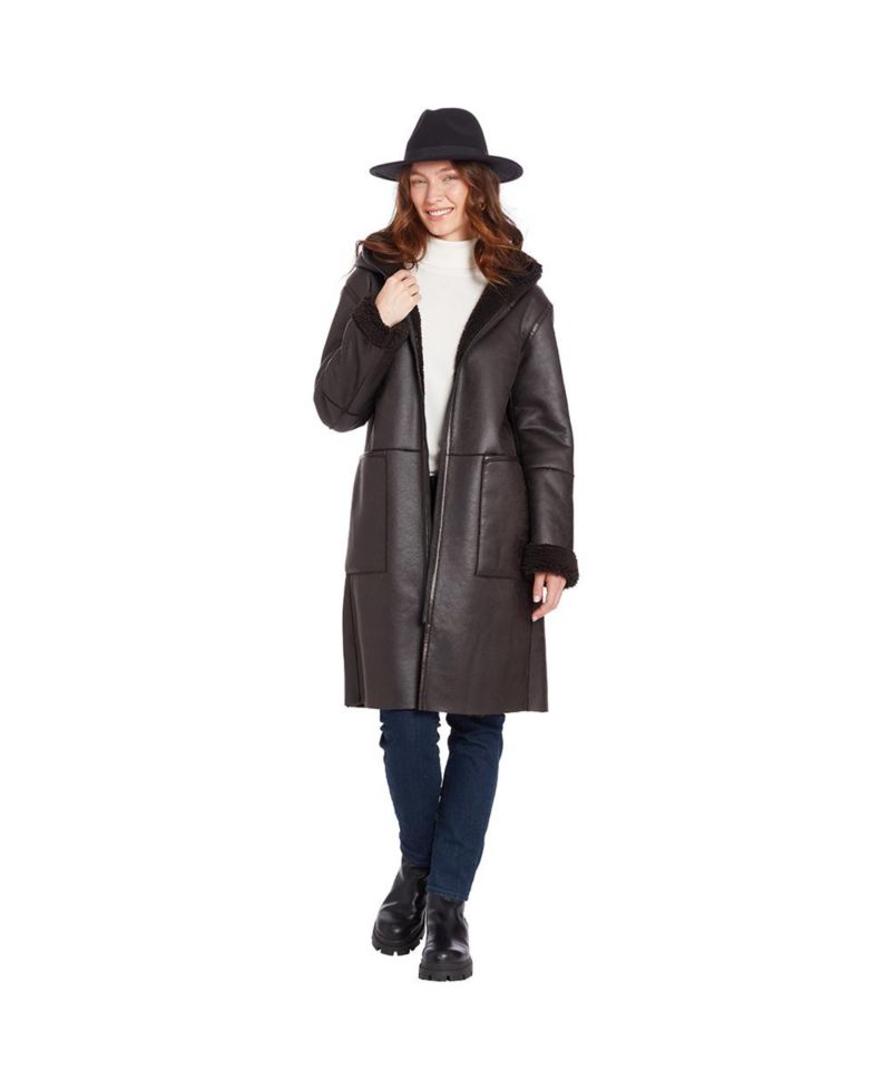 Women's Mariah Reversible Faux Shearling Coat