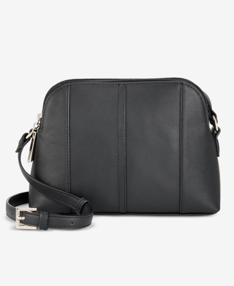 Nappa Leather Dome Crossbody