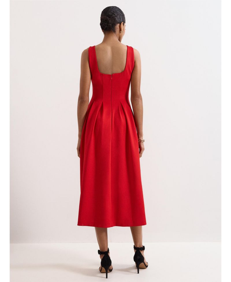 Women's Katie Square-Neck Midi Dress