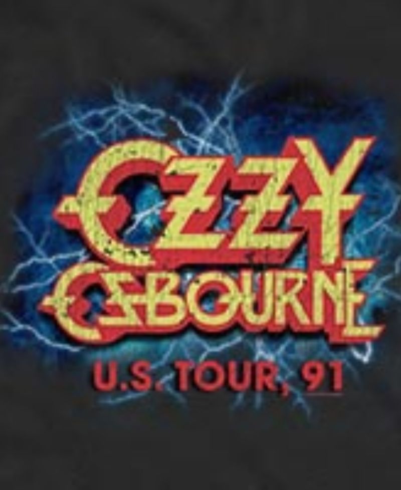 Men's Ozzy Osbourne U.S Tour 91 Graphic Tank Top