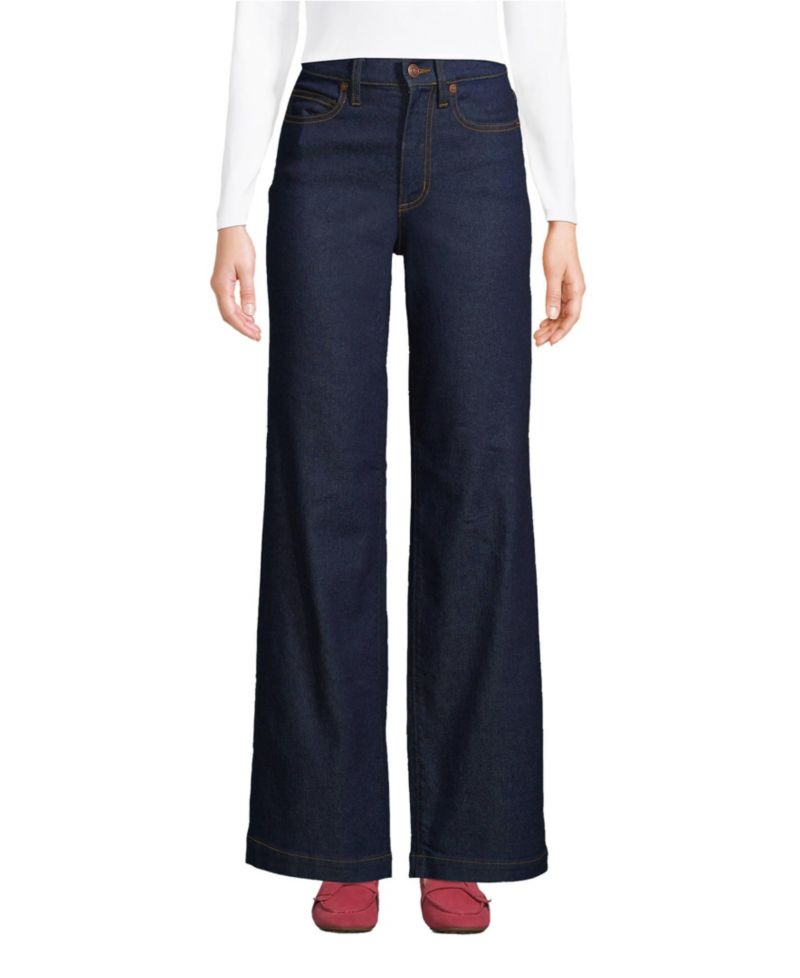 Petite Recover High Rise Wide Leg Jeans