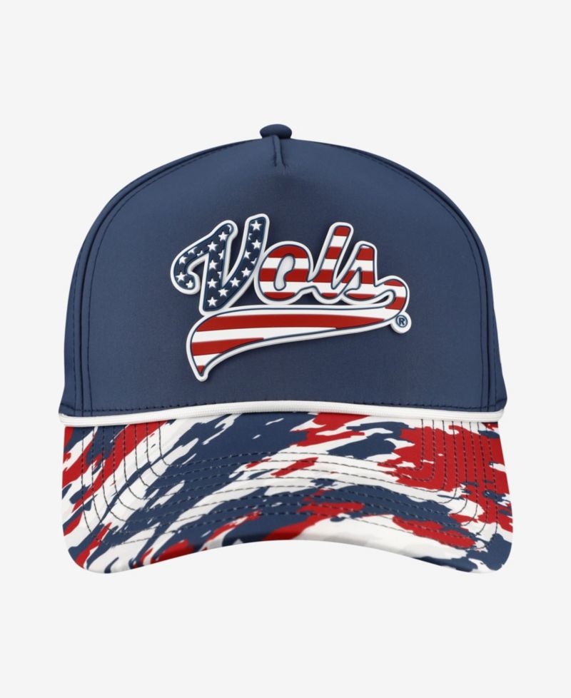 Men's and Women's Navy Tennessee Volunteers Stars & Stripes Rope Adjustable Hat