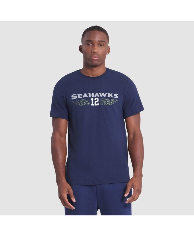 Men's College Navy Seattle Seahawks 2025 Rivalries Collection Slub Dri-FIT T-Shirt