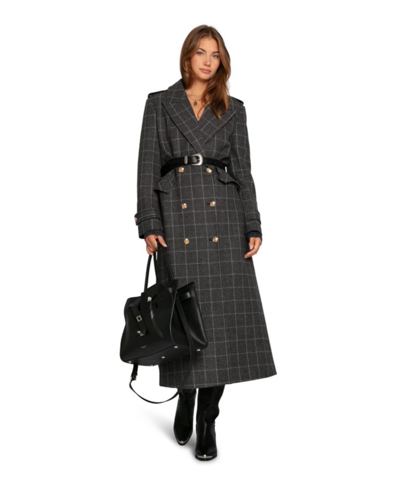 Women's Command Wool Blend Double Breast Maxi Coat