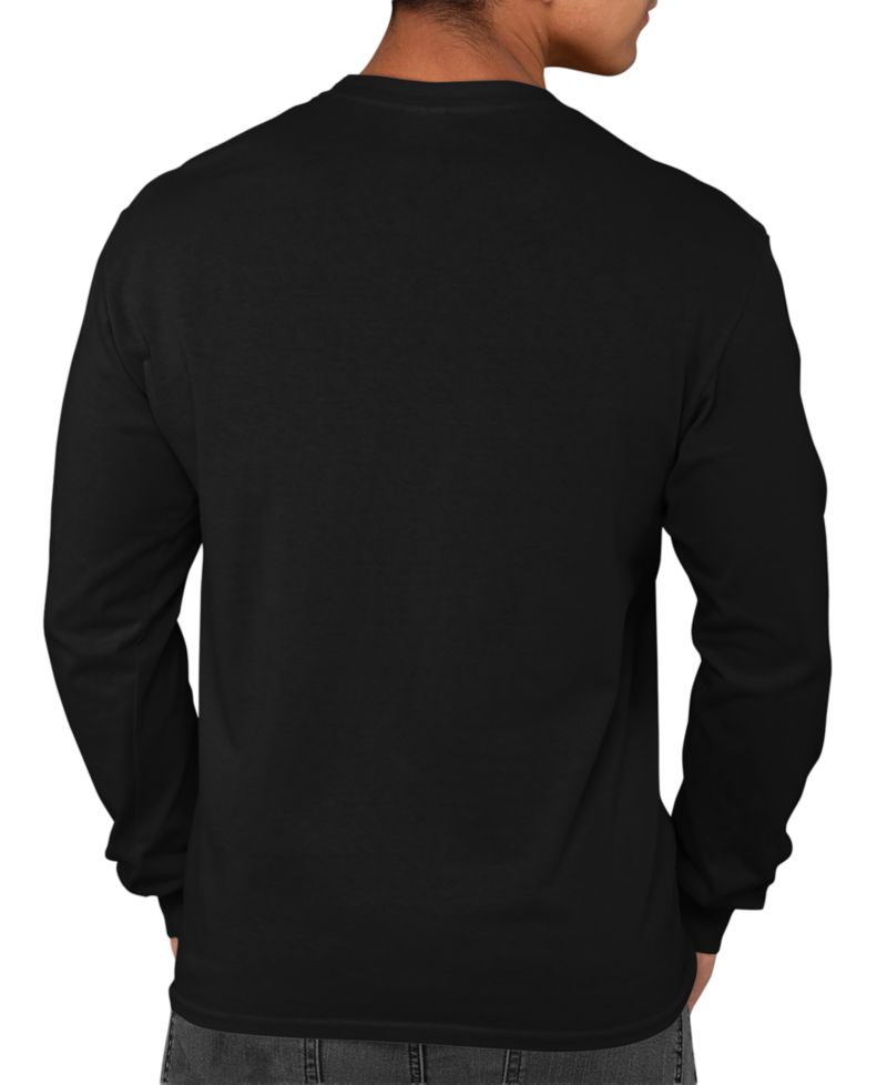 Men's Music Instruments Heart Word Art Long-Sleeve T-Shirt