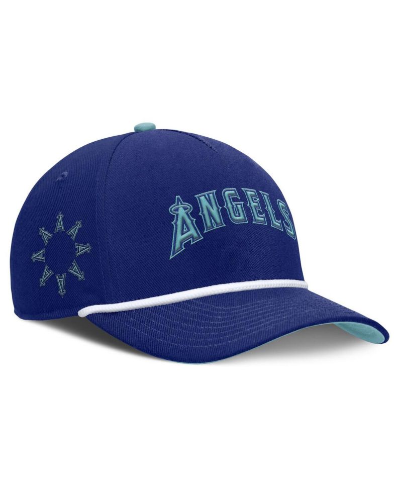 Men's Royal Los Angeles Angels Father's Day Rise Adjustable Hat