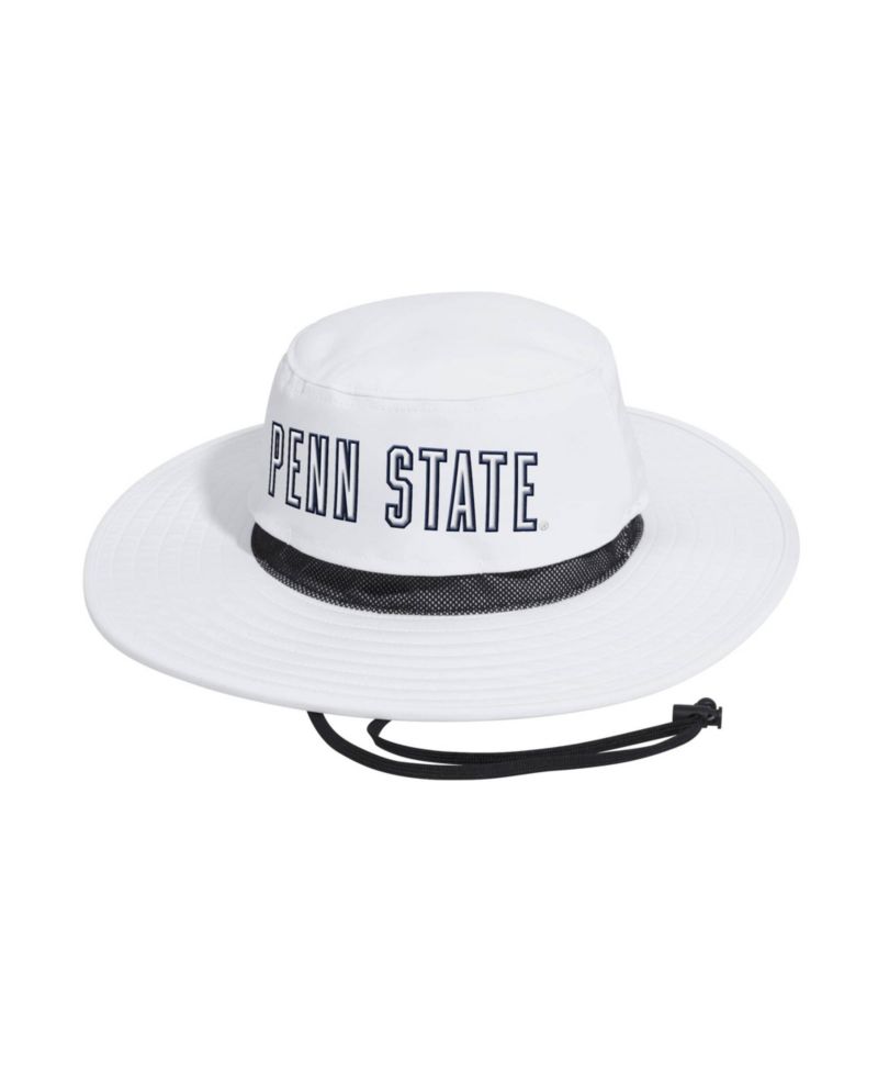 Men's White Penn State Nittany Lions 2026 Sideline Wide Brim Boonie Bucket Hat