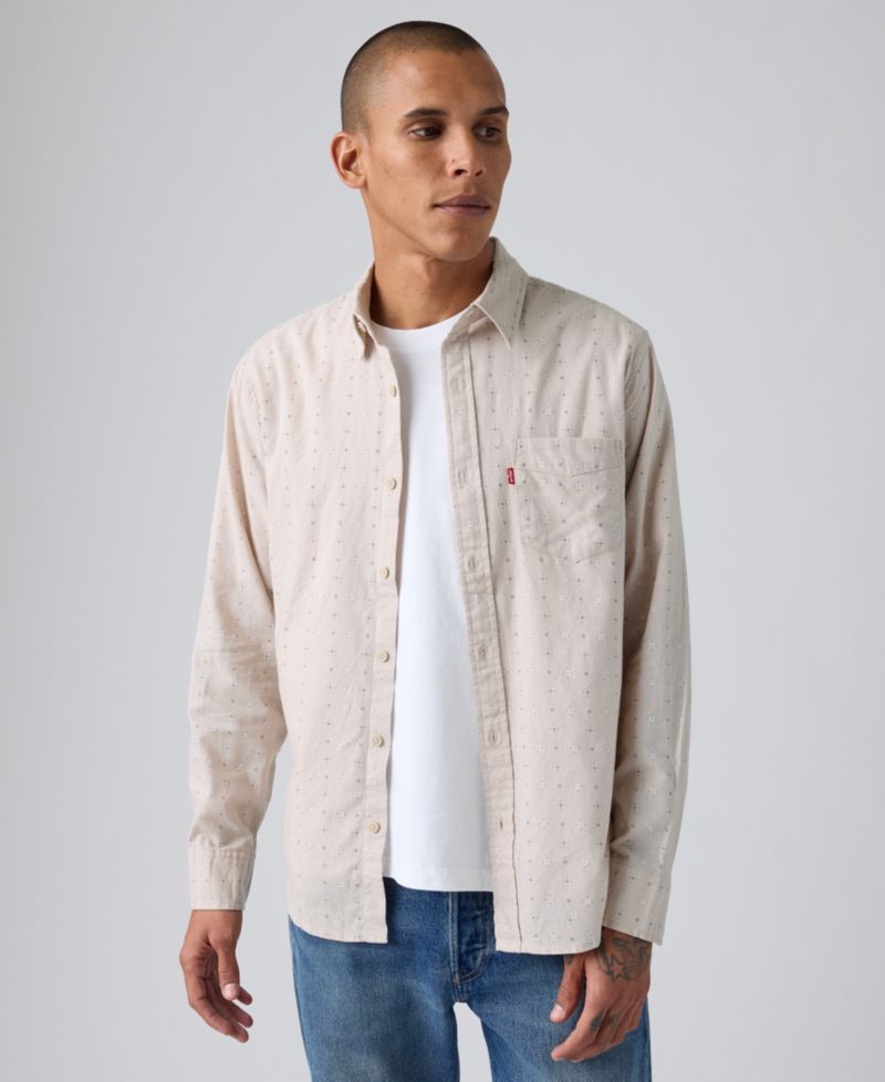 Men's Classic Pocket Regular-Fit Long-Sleeve Shirt
