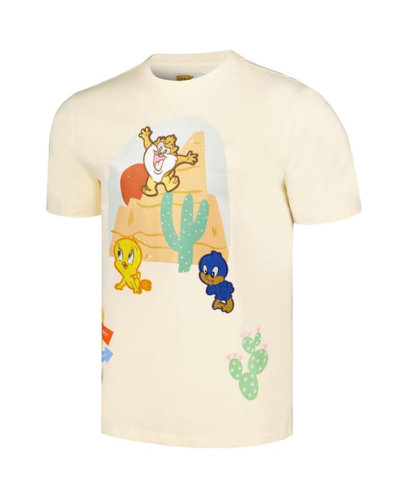 Men's Cream Looney Tunes T-shirt