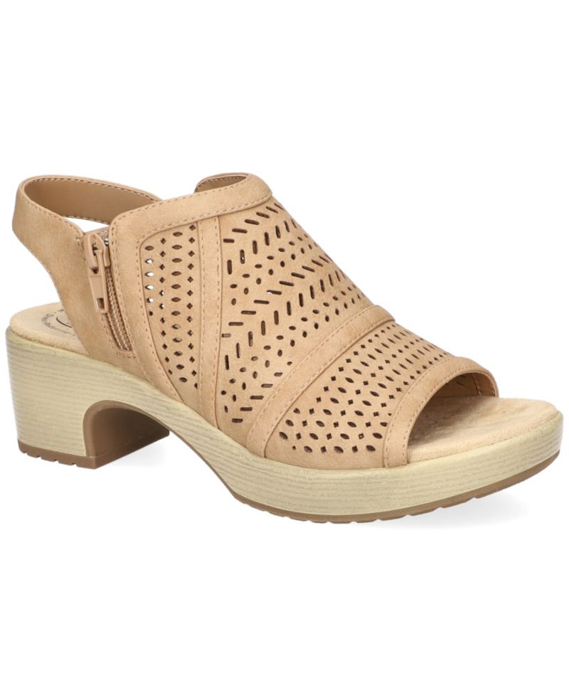 Easy Street Women's Evan Open Toe Platform Sandals