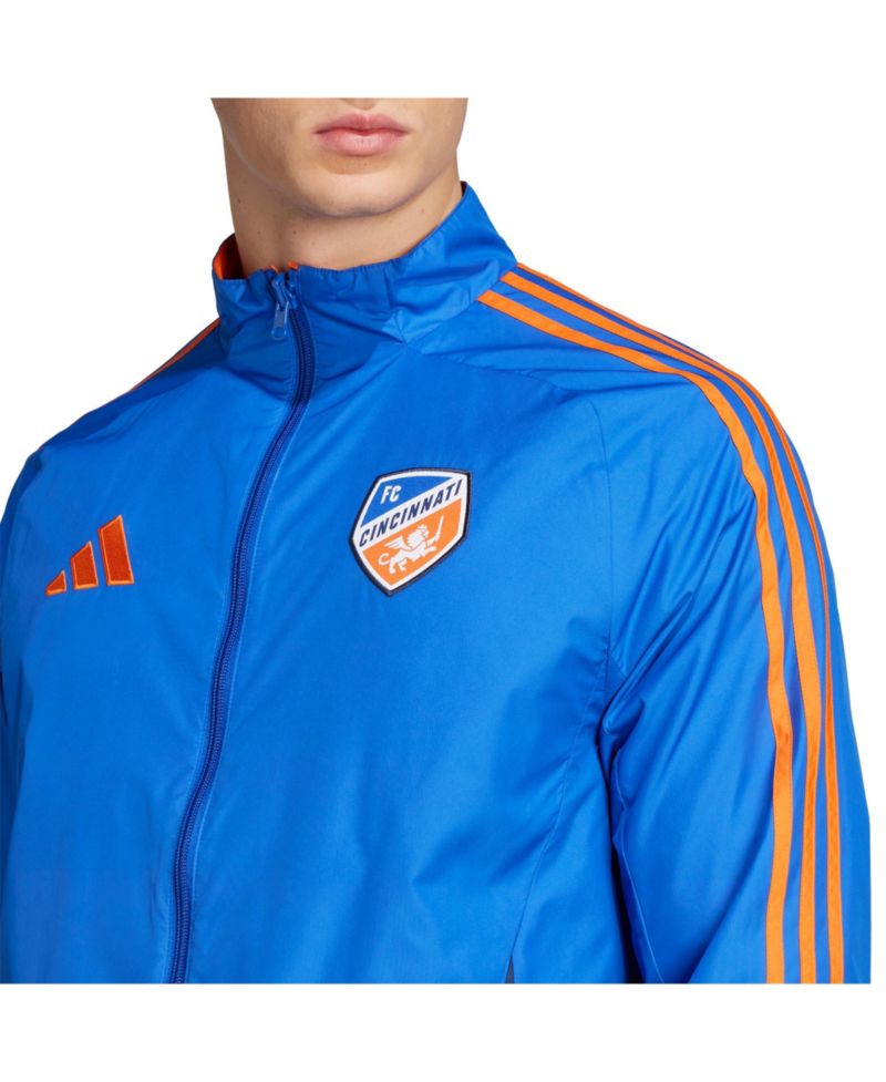 Men's Blue/Orange FC Cincinnati 2025 Anthem Reversible Full-Zip Jacket