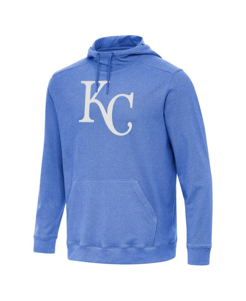 Men's Heather Royal Kansas City Royals Cloud Pullover Hoodie