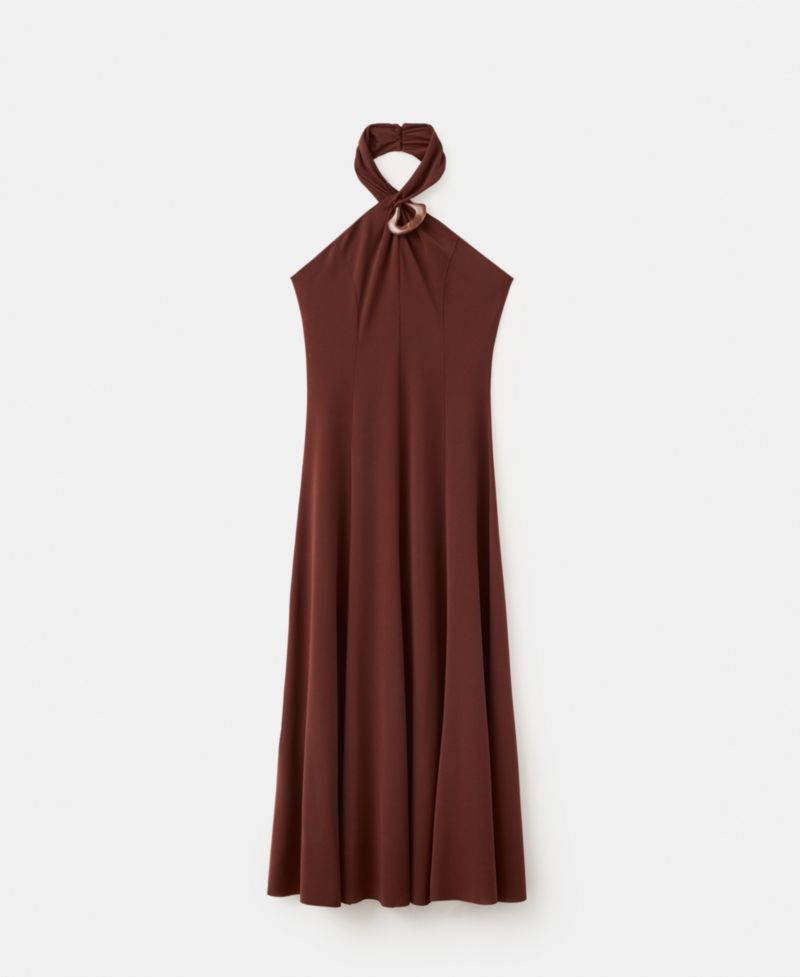 Women's Halter-Neck Knitted Dress