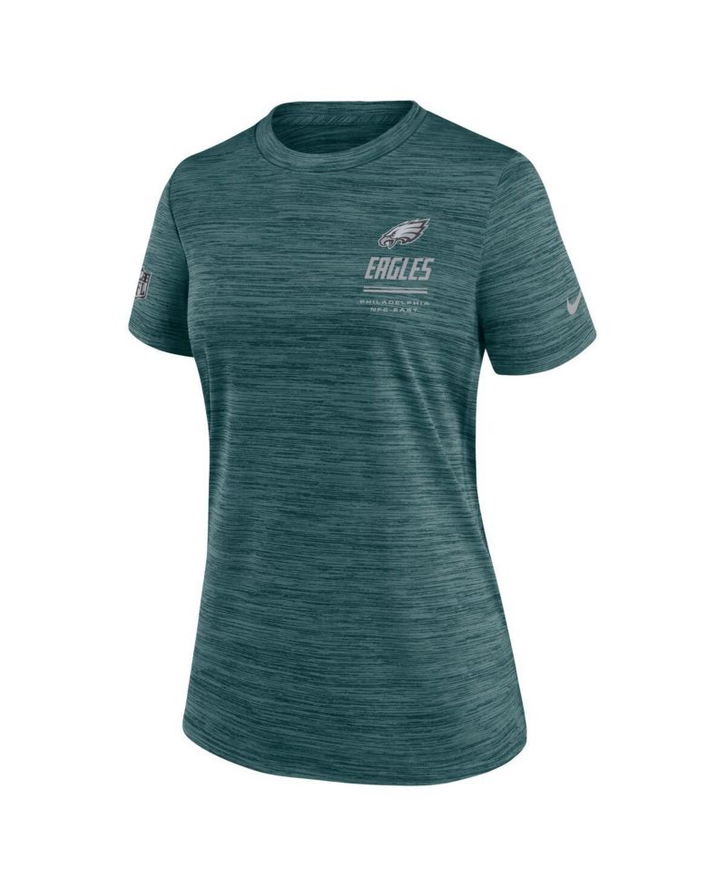 Women's Midnight Green Philadelphia Eagles Sideline Velocity Dri-FIT T-Shirt