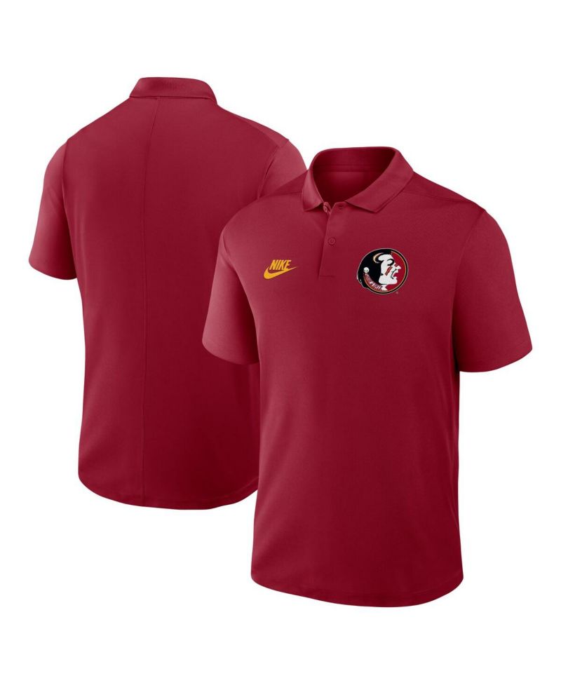 Men's Garnet Florida State Seminoles Primetime Victory Legacy Vault Logo Performance Polo Shirt