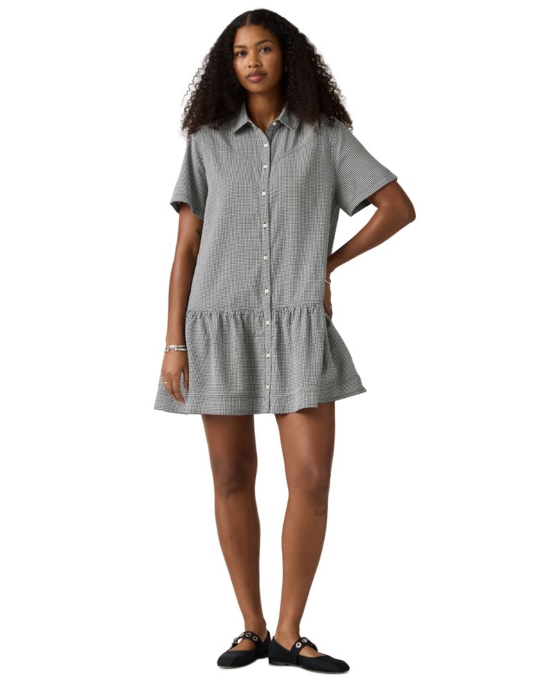Women's Cielle Short-Sleeve Collared Mini Dress