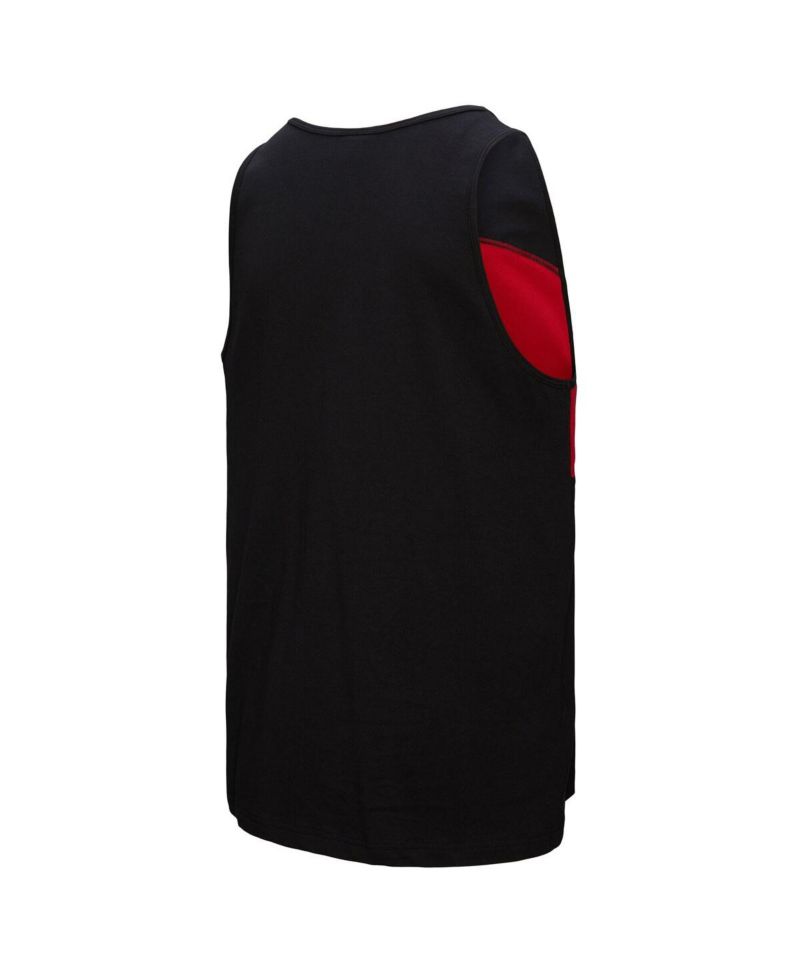 Men's Black Kansas City Chiefs Retro Color Block Tank Top