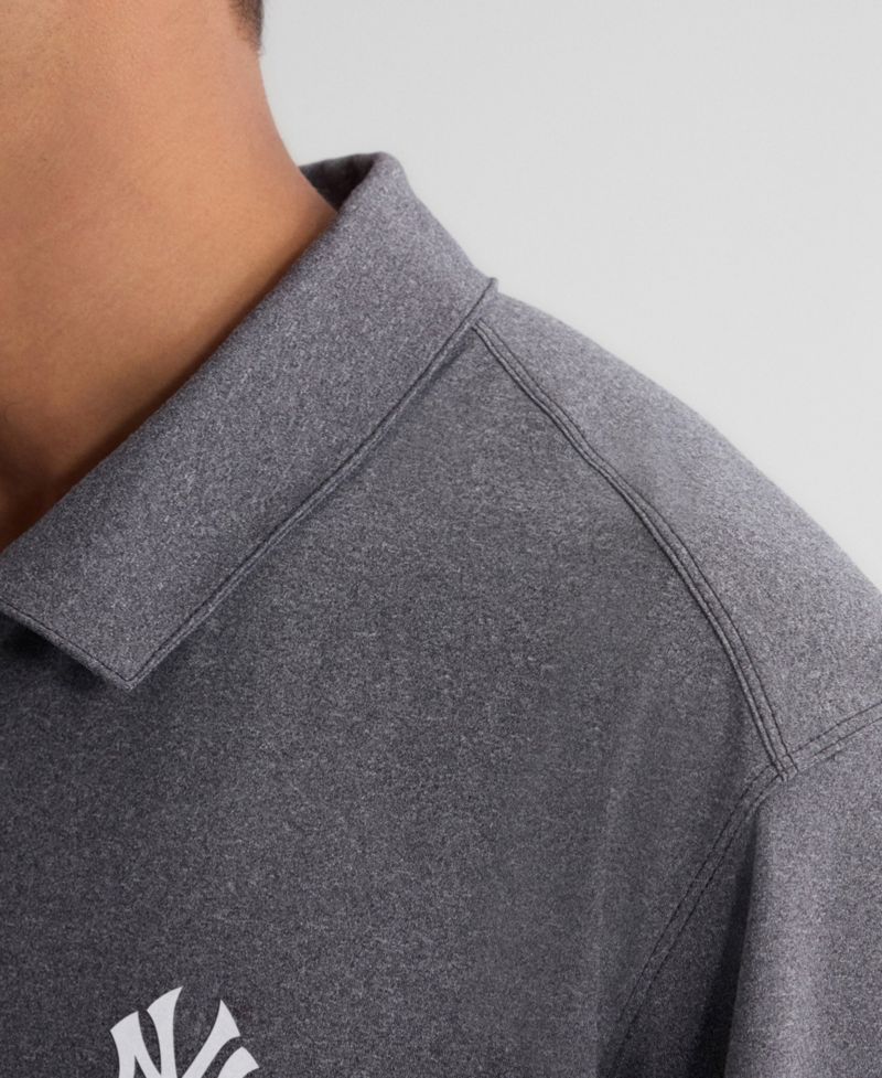 Men's Charcoal New York Yankees Clutch Polo Shirt