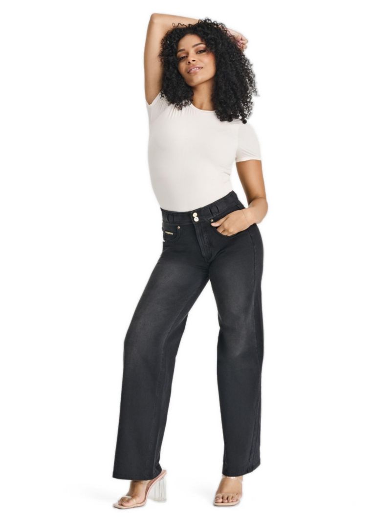 Women's High-Rise Shaping Wide Leg Jeans
