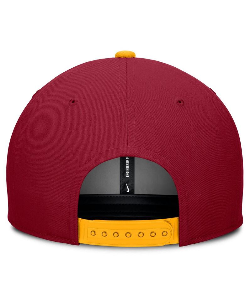 Men's Cardinal/Cream USC Trojans Pro Legacy Script Snapback Hat