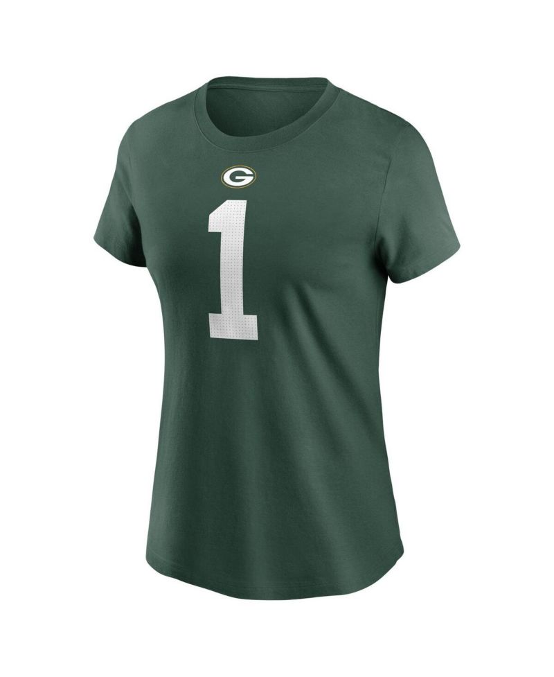 Women's Micah Parsons Green Green Bay Packers Name & Number T-Shirt