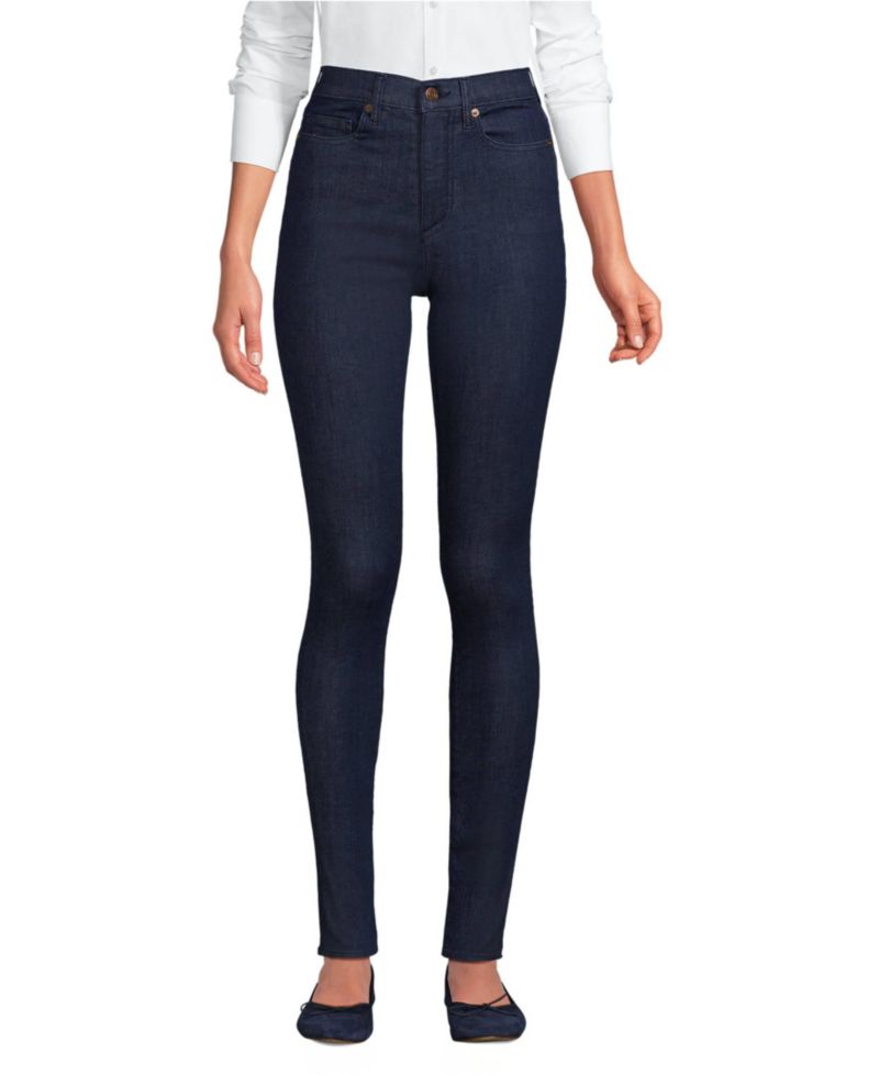 Petite High Rise Stretch Denim Skinny Jeans