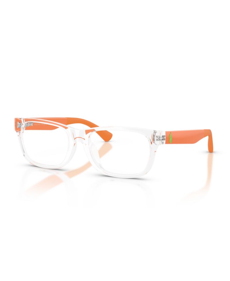 Kids Rectangle Plastic PP8555U Eyeglasses(Ages 11-13)
