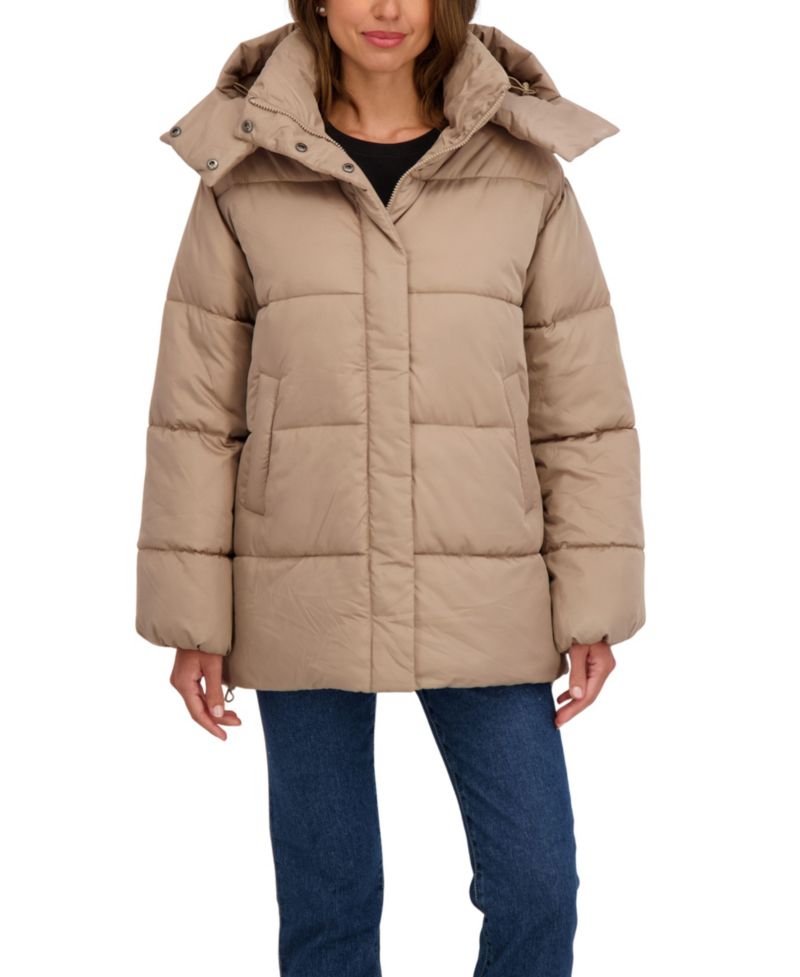 Women's Juniors' 3/4 Puffer Jacket