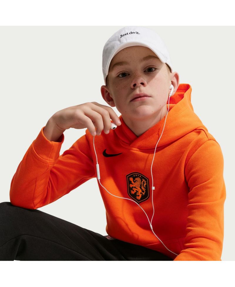 Big Boys and Girls Orange Netherlands National Team Club Hoodie
