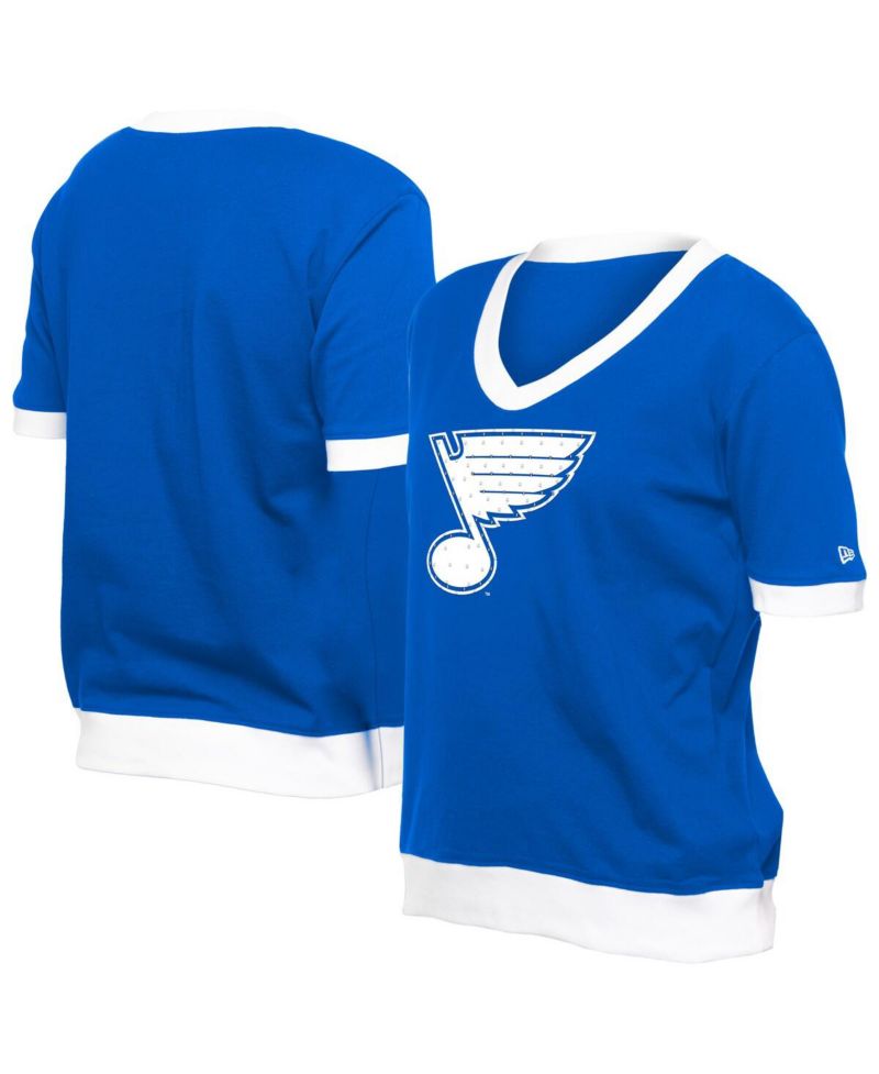 Women's Blue St. Louis Blues Game Day Rhinestuds T-Shirt