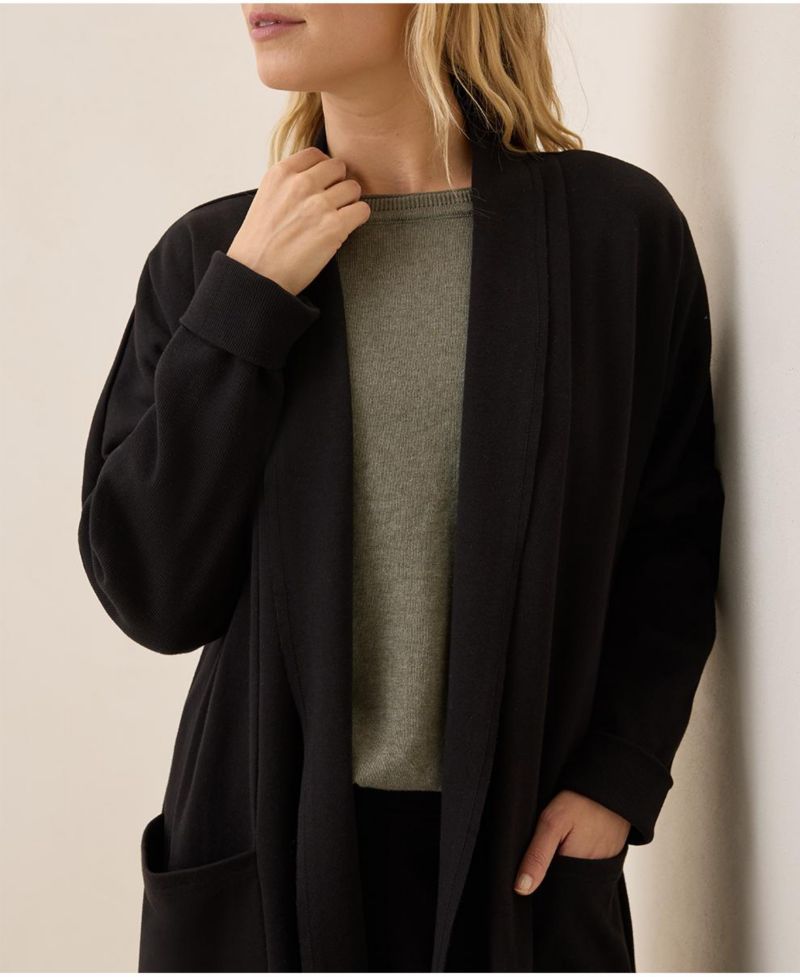 Women's Organic Cotton Airplane Wrap Cardigan -