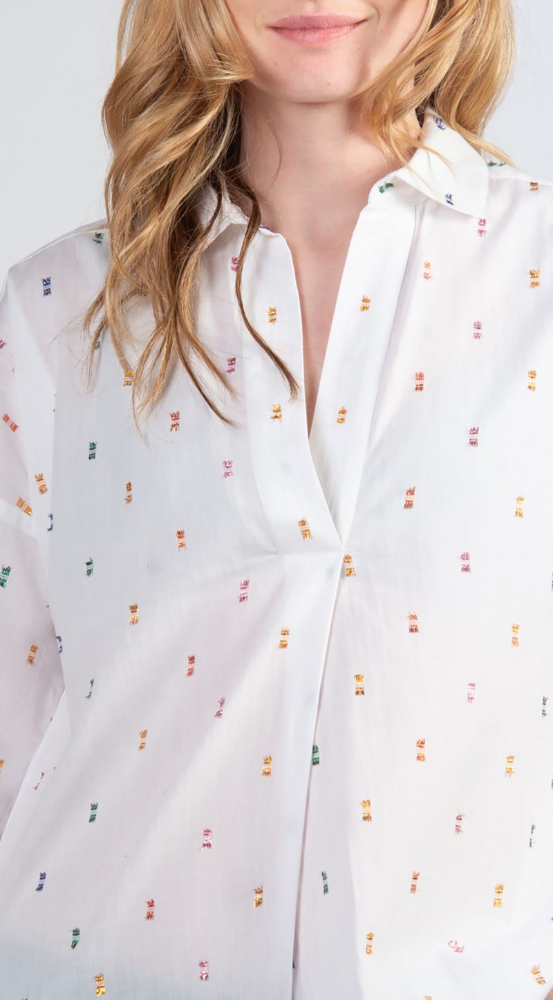 Women's Spot Relaxed Blouse